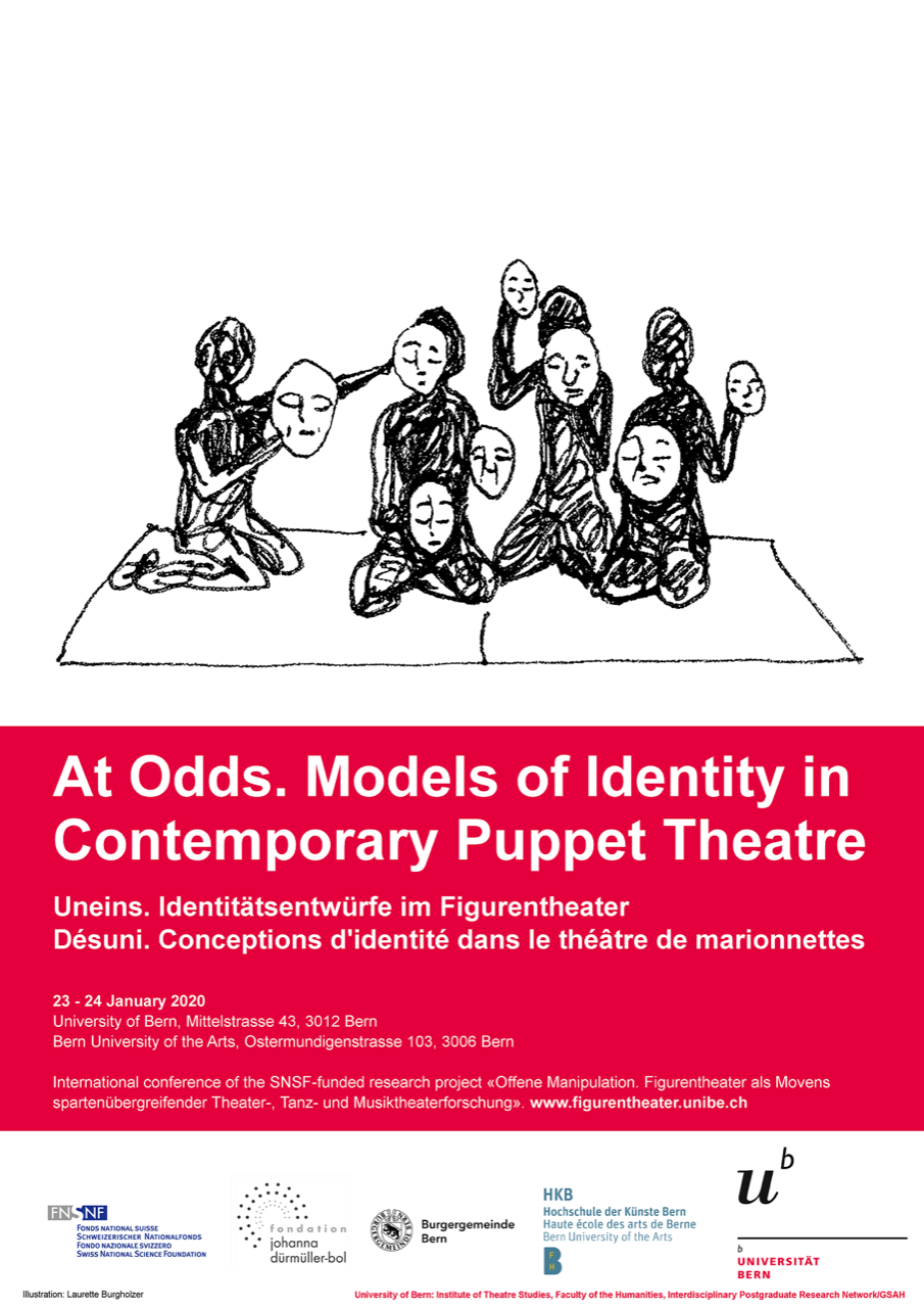 Désuni. Conceptions d'identité dans le théâtre de marionnettes / At Odds. Models of Identity in Contemporary Puppet theatre / Uneins. Identitätsentwürfe im Figurentheater (Berne)