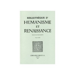 Bibliothèque d'Humanisme et Renaissance, LXXXI-II