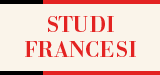 Studi Francesi, n° 188 :