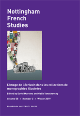 Nottingham French Studies, 58-3, 2019 :