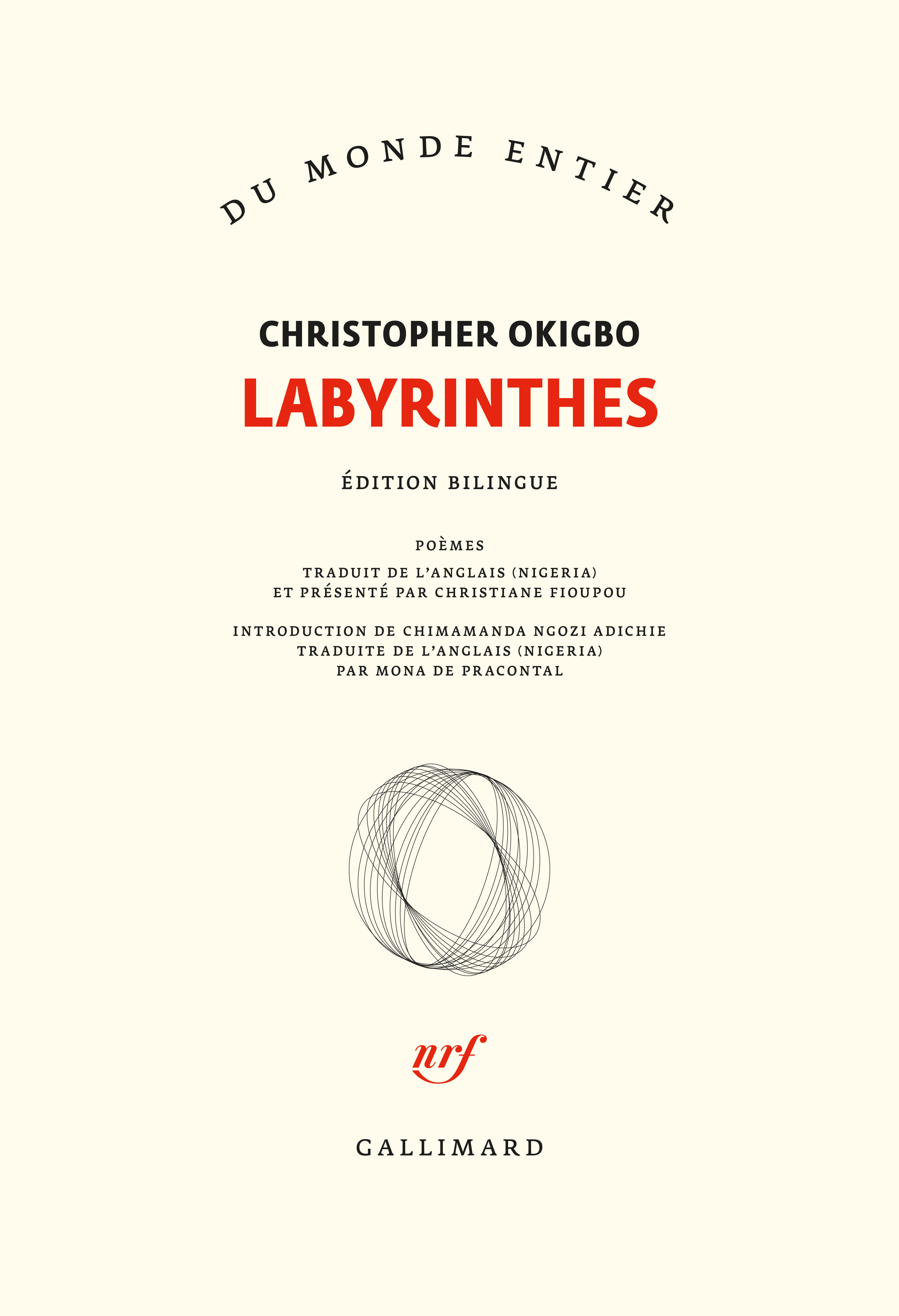 C. Okigbo, Labyrinthes [Labyrinths]