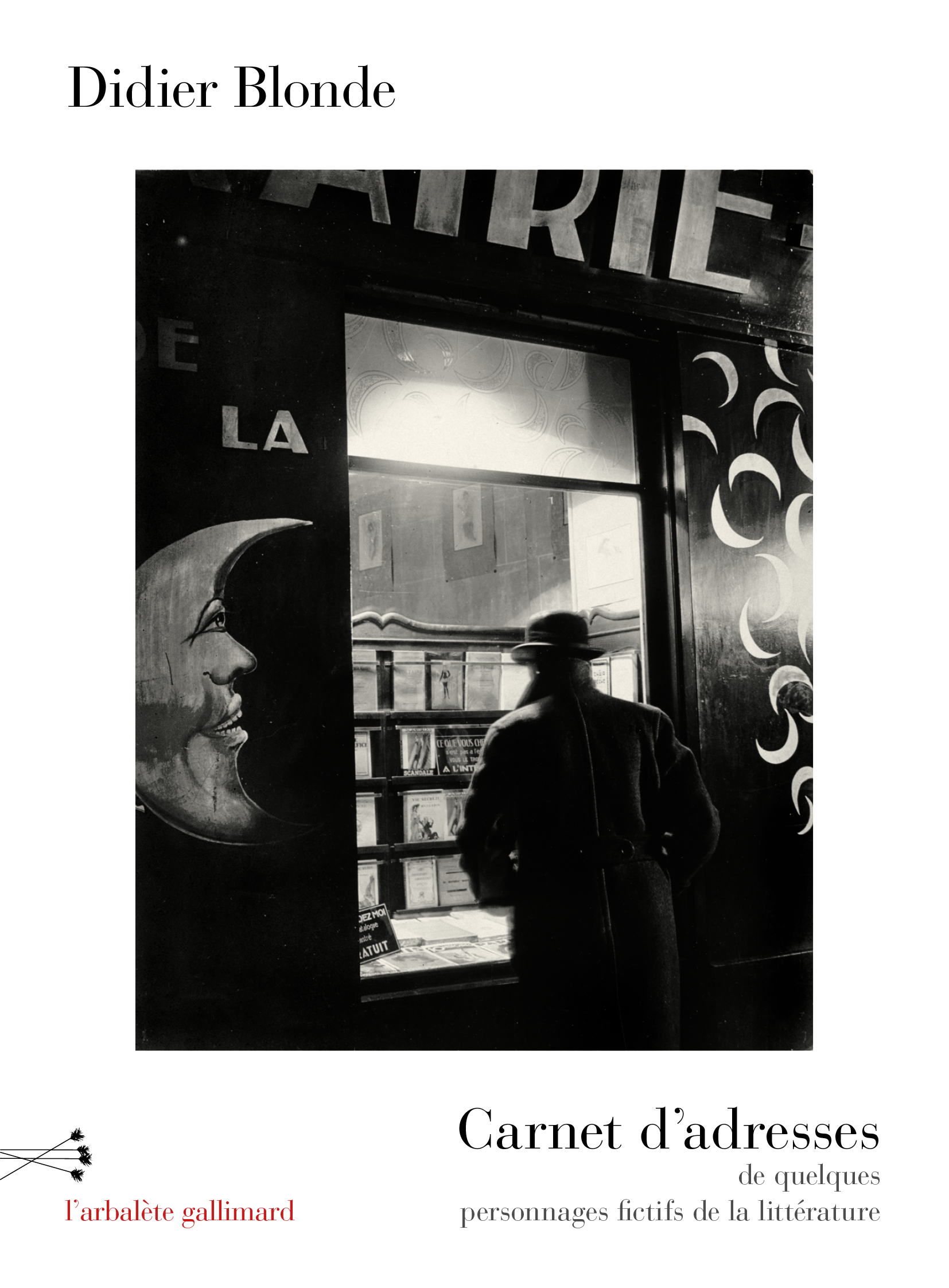 D. Blonde, Carnet d'adresses de quelques personnages fictifs de la littérature