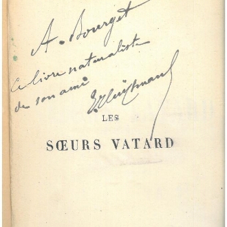 Au maître, au confrère, à l'ami : florilège d'envois à Paul Bourget. Une exposition virtuelle