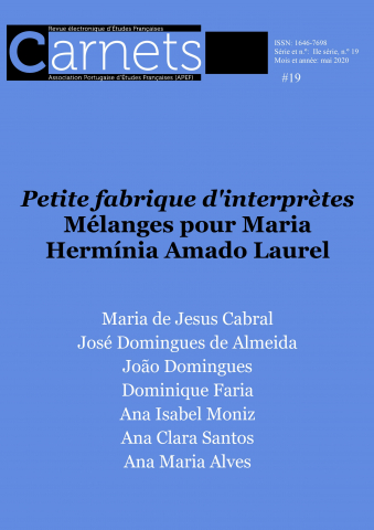 Carnets, n° 19 :