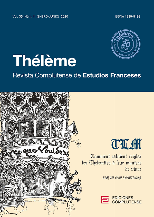 Thélème. Revista Complutense de Estudios Franceses, n° 35.1: