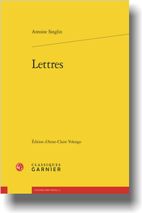 A. Singlin, Lettres (Anne-Claire Volongo, éd.)