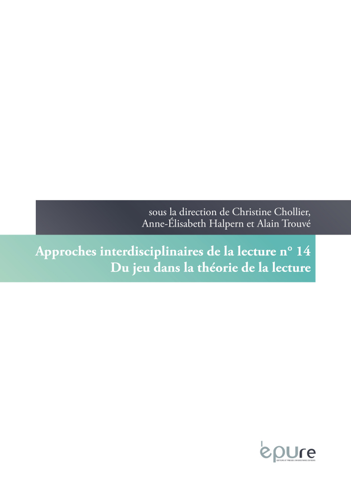 Approches Interdisciplinaires de la Lecture, n° 14: 