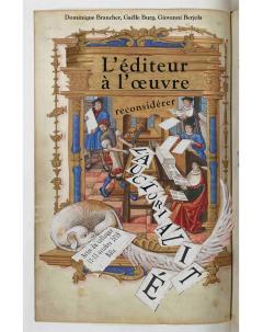 L'éditeur à l'œuvre