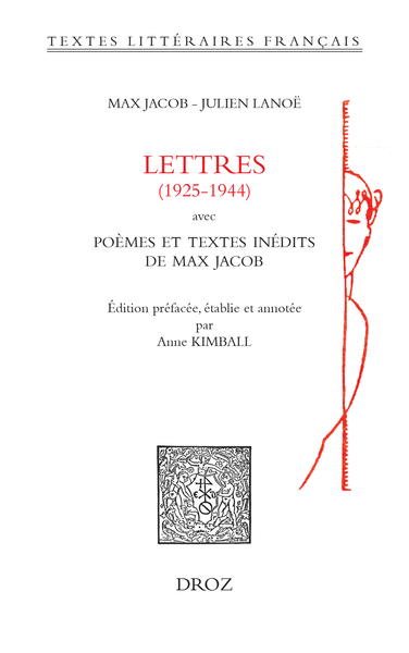 M. Jacob, J. Lanoë, Lettres (1925-1944)