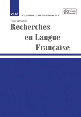 Recherche en langue française, n° 2, 2020