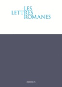 Les Lettres Romanes, 74, 1-2 :