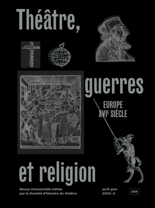 Revue d'Histoire du Théâtre, n° 286 :