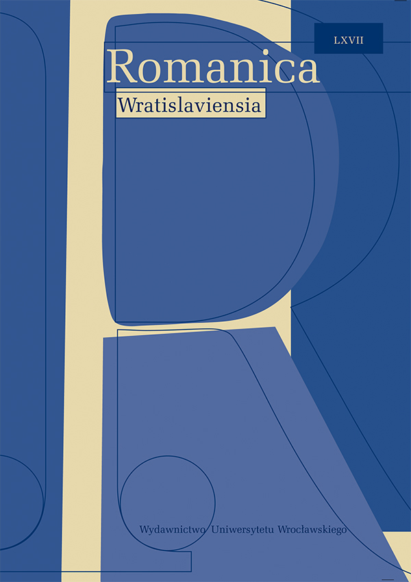 Romanica Wratislaviensia, n° 67 :