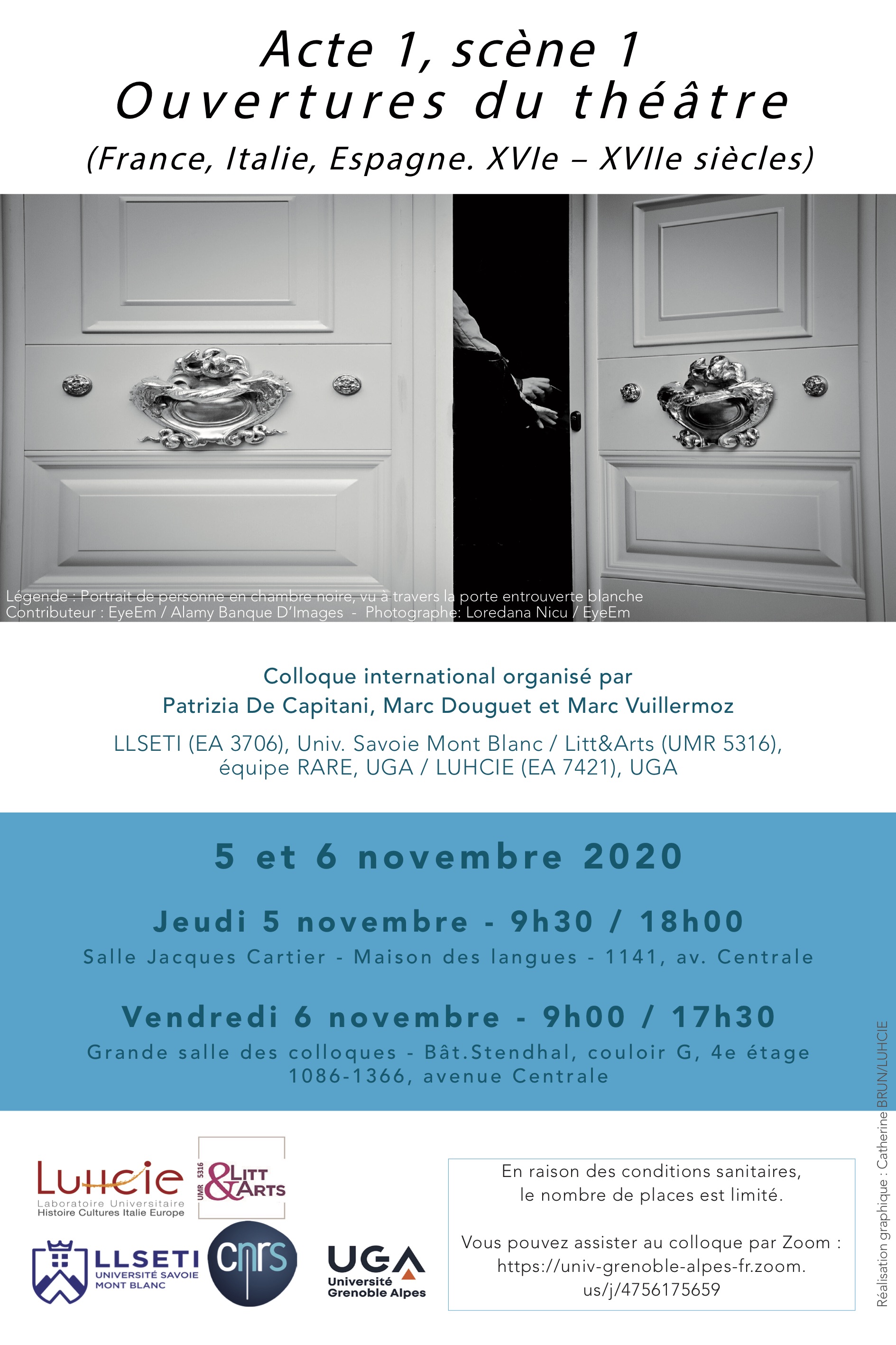 Acte I, scène 1. Ouvertures du théâtre. France, Italie, Espagne. XVIe – XVIIe s. (Grenoble, en ligne)