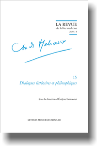 Revue des Lettres Modernes, 2020 série André Malraux, 8: