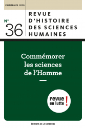 Revue d'histoire des sciences humaines, 36 : 