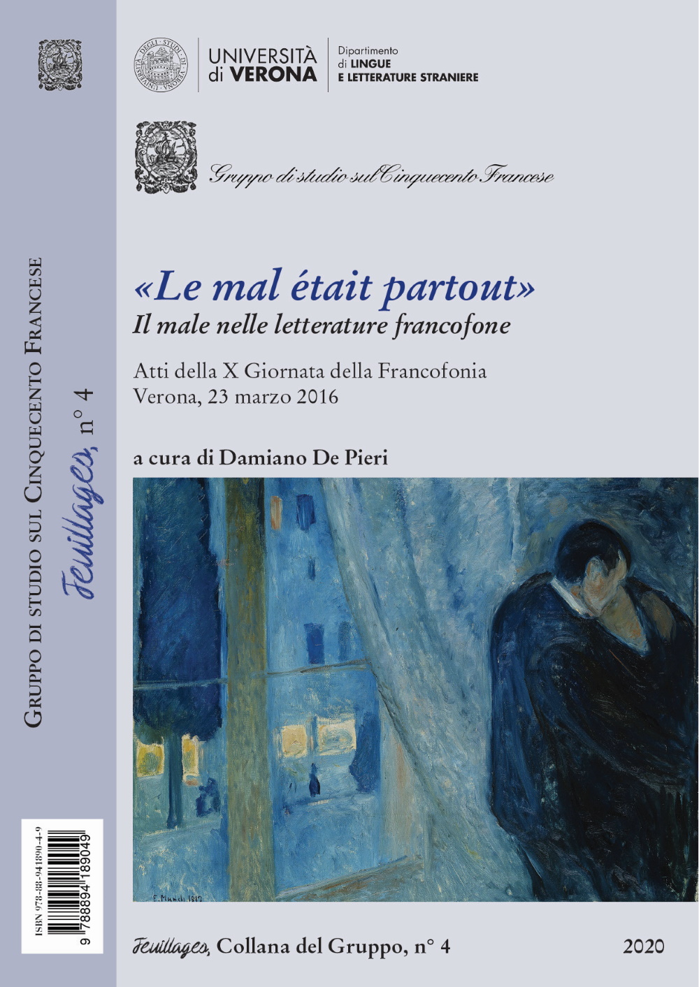 D. De Pieri (dir.), « Le Mal était partout »: il male nelle letterature francofone