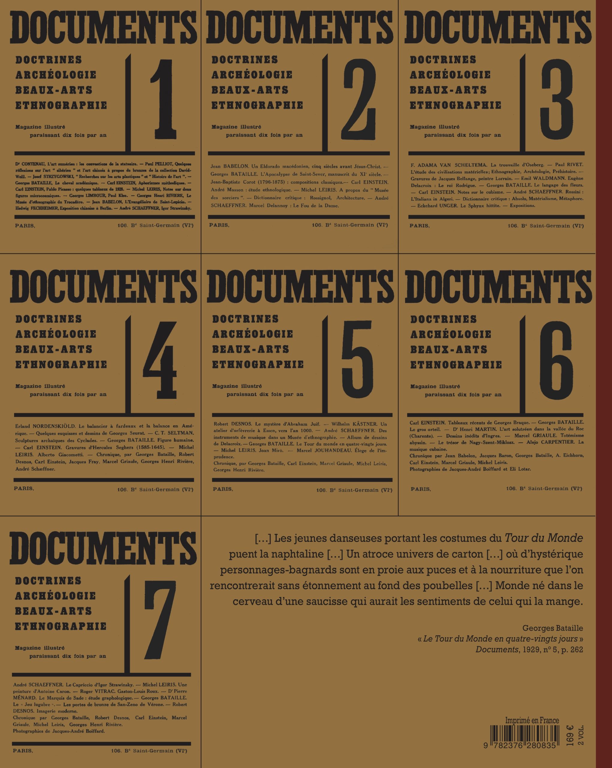 Documents (1929-1931), 2 vol. en fac-similé