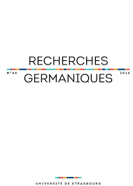 Recherches germaniques, n° 50 (2020): Varia