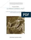 F. Mari, Le héros comme il faut. Codes de comportement et contextes sociaux dans l’épopée homérique