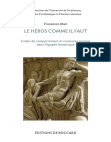 F. Mari, Le héros comme il faut. Codes de comportement et contextes sociaux dans l’épopée homérique 