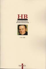 HB, revue internationale d'études stendhaliennes, n° 24, 2020: