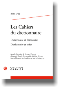 Les Cahiers du dictionnaire, n° 12 :
