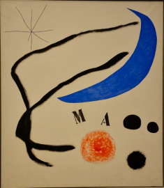 Joan Miró, Poem (III), Fundació Joan Miró, Barcelona Catalunya, 1968.